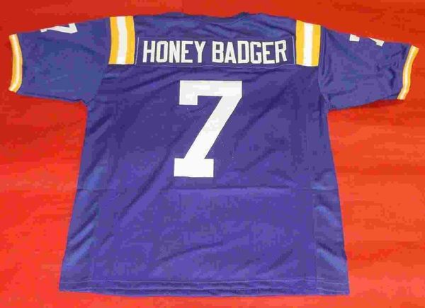 retro #7 tyrann mathieu custom jersey lsu honey badger purple mens stitching college size s-5xl football jerseys ncaa, Black;red
retro #7 tyrann mathieu custom jersey lsu honey badger purple mens stitching college size s-5xl football jerseys ncaa, Black;red