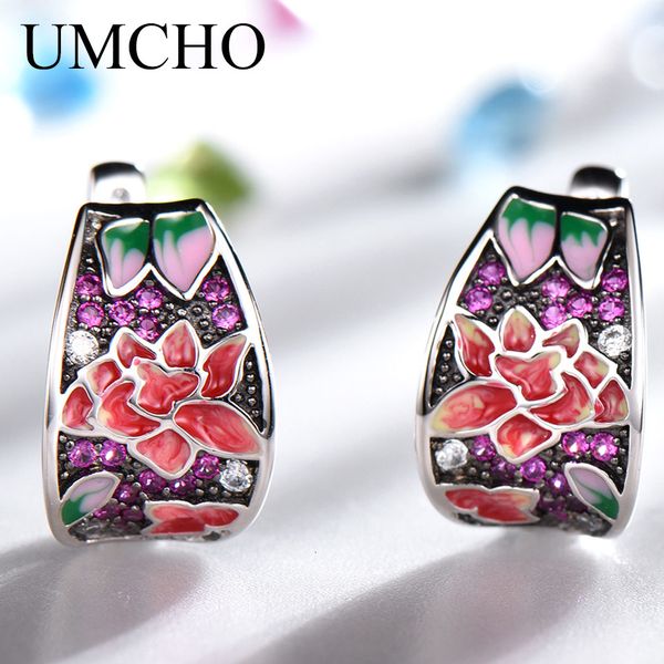umcho handmade enamel red ruby clip earrings for women silver 925 jewelry party wedding gift 925 sterling silver fine jewelry cj191201, Golden
umcho handmade enamel red ruby clip earrings for women silver 925 jewelry party wedding gift 925 sterling silver fine jewelry cj191201, Golden