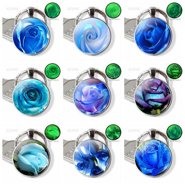 luminous rose pendant glowing blue enchantress key chain glass pendant metal keychain romantic handmade gifts for girlfriends, Silver
luminous rose pendant glowing blue enchantress key chain glass pendant metal keychain romantic handmade gifts for girlfriends, Silver