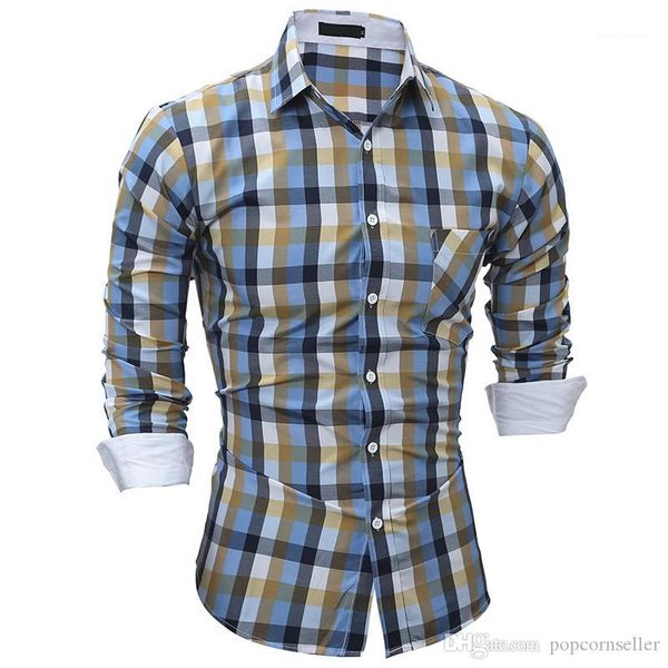 designer shirts fashionable colorful plaid printed slim shirts spring new style mens shirts casual style mens, White;black
designer shirts fashionable colorful plaid printed slim shirts spring new style mens shirts casual style mens, White;black