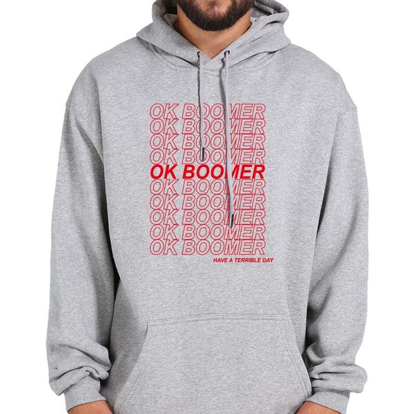 ok boomer hoodies black gray long sleeve velvet warm hooded thick sweatshirt fashion loose casual hoodie
ok boomer hoodies black gray long sleeve velvet warm hooded thick sweatshirt fashion loose casual hoodie