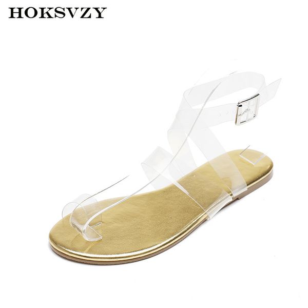 2020 summer sandals fashion open-toed transparent strap sandals roman large size daily casual wear flat cgb, Black 
2020 summer sandals fashion open-toed transparent strap sandals roman large size daily casual wear flat cgb, Black