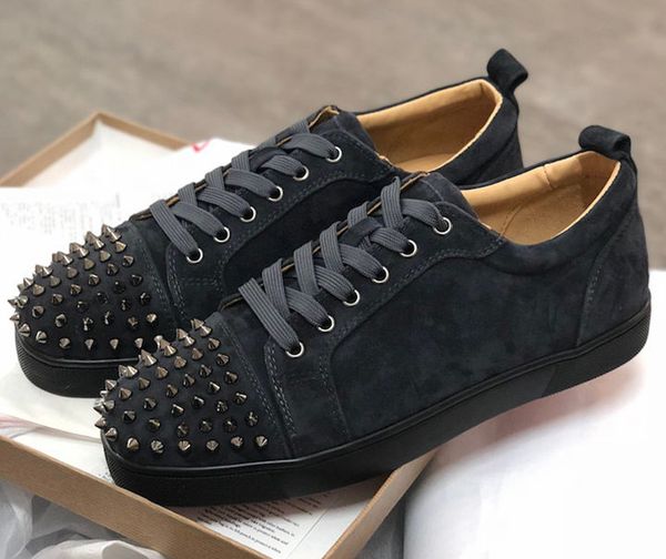 2019 luxury sneaker studded spikes men trainers red bottom shoes grey new designer brand flats genuine leather for us 5-12 ckoor, Black
2019 luxury sneaker studded spikes men trainers red bottom shoes grey new designer brand flats genuine leather for us 5-12 ckoor, Black