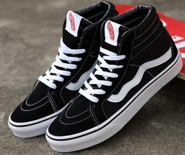 2019 новые мужские развлекательный центр sk8-привет классической старый skool черный белый свободного де deporte женщины мужчины высокого ве, Black
2019 новые мужские развлекательный центр sk8-привет классической старый skool черный белый свободного де deporte женщины мужчины высокого ве, Black