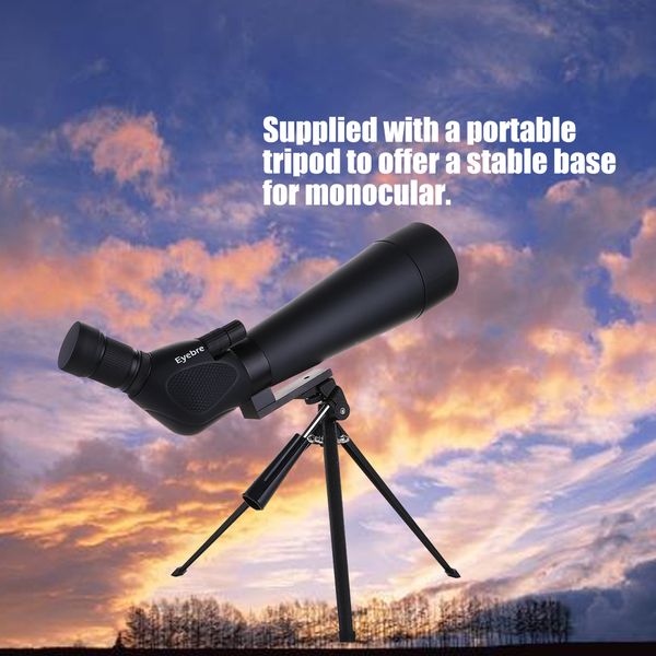 20-60x60 nitrogen-filled telescope waterproof spotting scope tripod portable travel scope monocular telescope tripod
20-60x60 nitrogen-filled telescope waterproof spotting scope tripod portable travel scope monocular telescope tripod
