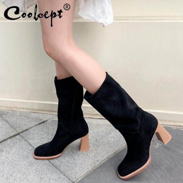 coolcept women half short boots 2020 autumn winter new fashion european style high heels square toe shoes women size 34-39, Black
coolcept women half short boots 2020 autumn winter new fashion european style high heels square toe shoes women size 34-39, Black