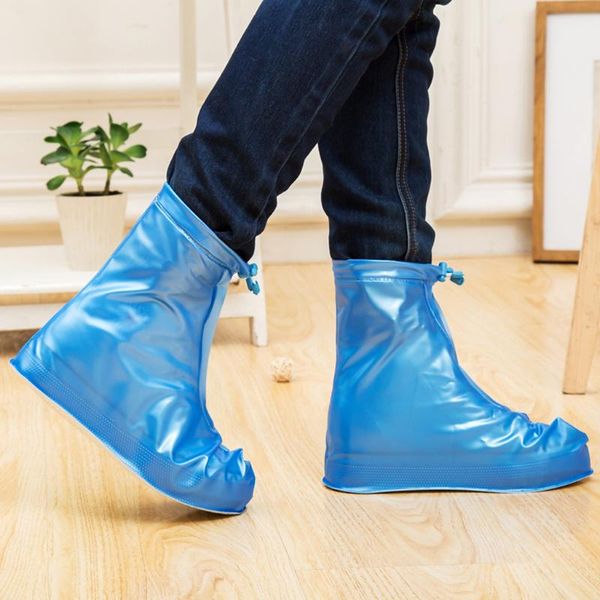 1 pair non slip device rain boots waterproof reusable shoe cover protection wear resistant size 35-43 cubre zapatos a40, White;pink
1 pair non slip device rain boots waterproof reusable shoe cover protection wear resistant size 35-43 cubre zapatos a40, White;pink