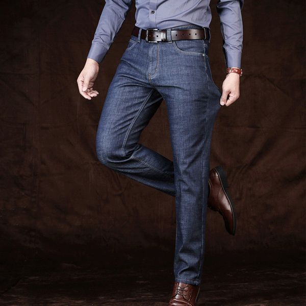 2018 winter new men's jeans quick dry casual stretch slim denim pants fleece warm male trousers gray blue jeans hombre 
2018 winter new men's jeans quick dry casual stretch slim denim pants fleece warm male trousers gray blue jeans hombre