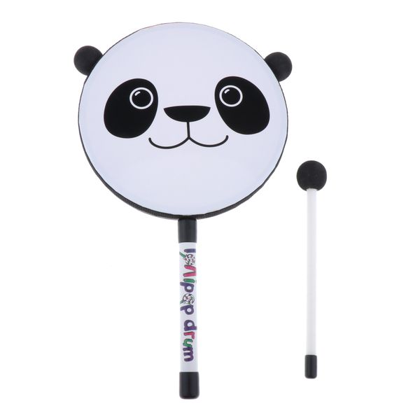 8inch cartoon panda handheld tambourine percussion drum with mallet musical instrument kids toy
8inch cartoon panda handheld tambourine percussion drum with mallet musical instrument kids toy