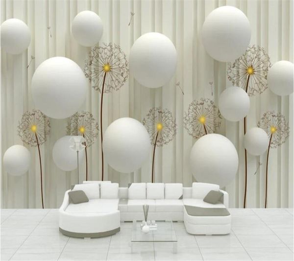 mural custom large wallpaper murals 3d background wall murals three-dimensional ball dandelion decorative painting 3d wallpaper 
mural custom large wallpaper murals 3d background wall murals three-dimensional ball dandelion decorative painting 3d wallpaper