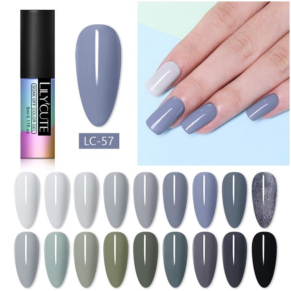 lilycute 5ml uv gel nail polish grey color series semi permanent long lasting soak off uv gel polish coat led varnish, Red;pink
lilycute 5ml uv gel nail polish grey color series semi permanent long lasting soak off uv gel polish coat led varnish, Red;pink