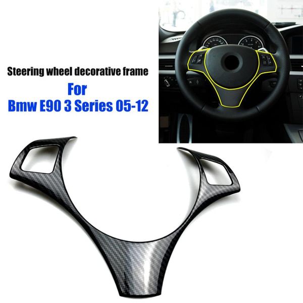 car decoration steering wheel cover trim frame sticker for e90 3 series 2005-2012 car accessories part
car decoration steering wheel cover trim frame sticker for e90 3 series 2005-2012 car accessories part
