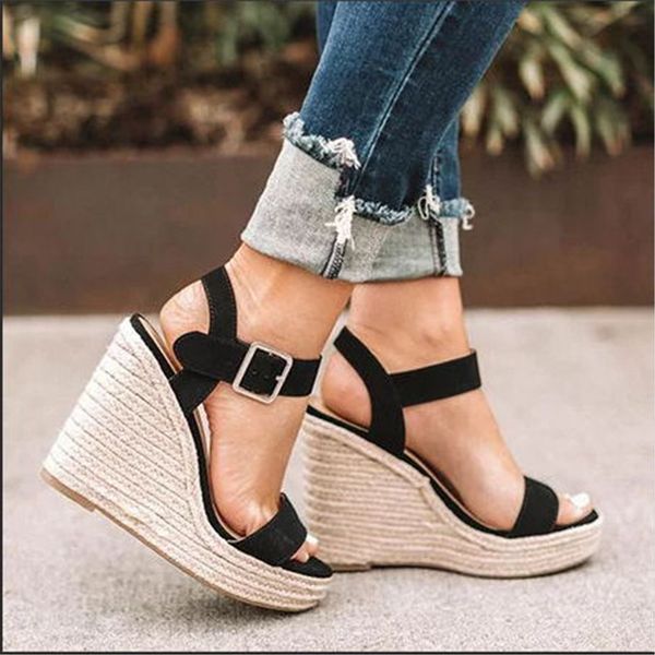zapatos mujer ladies shoes woman chaussure women wedge summer sandals pumps cross-tied high heels platform sandalia espadrilles, Black
zapatos mujer ladies shoes woman chaussure women wedge summer sandals pumps cross-tied high heels platform sandalia espadrilles, Black