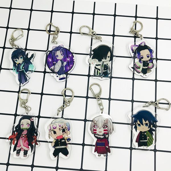 demon slayer:kimetsu no yaiba two-sided acrylic keychain cosplay anime pendant keyring key chains, Silver
demon slayer:kimetsu no yaiba two-sided acrylic keychain cosplay anime pendant keyring key chains, Silver