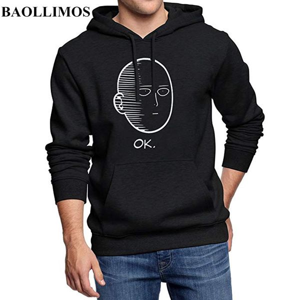 women men one punch man hoodie ok printed casual long sleeve anime hoodie with pocket sweatshirts, Black
women men one punch man hoodie ok printed casual long sleeve anime hoodie with pocket sweatshirts, Black