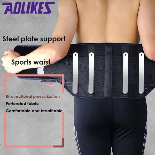 aolikes 1 pcs waist bodybuilding sports pressurized belt steel supporting lumbar spine support back pain strain gym men women, Black;gray
aolikes 1 pcs waist bodybuilding sports pressurized belt steel supporting lumbar spine support back pain strain gym men women, Black;gray