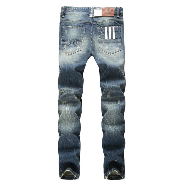 2019 fashion designer jeans men ripped jeans denim cotton men casual pants printed , 9003-a, Blue
2019 fashion designer jeans men ripped jeans denim cotton men casual pants printed , 9003-a, Blue