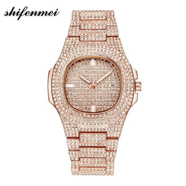quartz women's watch shifenmei drilled steel belt watch ladies leisure bracelet waterproof wrist girl, Slivery;brown
quartz women's watch shifenmei drilled steel belt watch ladies leisure bracelet waterproof wrist girl, Slivery;brown