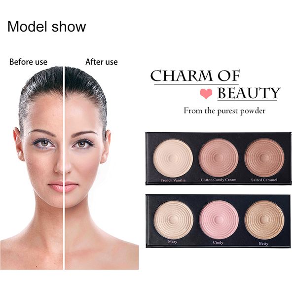 beauty glazed 3 colors matte eyeshadow illuminating highlight pressed powder concealer compact makeup pallete epacket ing
beauty glazed 3 colors matte eyeshadow illuminating highlight pressed powder concealer compact makeup pallete epacket ing