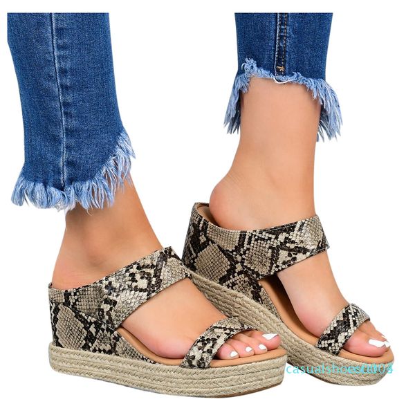 summer new design fashion snakeskin pattern platform wedges sandals women high-heeled casual snake flip flop sandal c03, Black
summer new design fashion snakeskin pattern platform wedges sandals women high-heeled casual snake flip flop sandal c03, Black