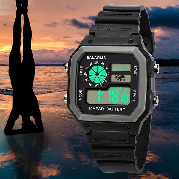 men wistwatch fashion high-end multi-function 30m sports waterproof electronic watch relogio masculino digital watch man 2019, Slivery;brown
men wistwatch fashion high-end multi-function 30m sports waterproof electronic watch relogio masculino digital watch man 2019, Slivery;brown