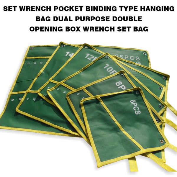 6/8/10/12/14/25 pockets double opening offset ring spanner kit case tool bag spanner wrench roll up storage organizer bag pouch
6/8/10/12/14/25 pockets double opening offset ring spanner kit case tool bag spanner wrench roll up storage organizer bag pouch