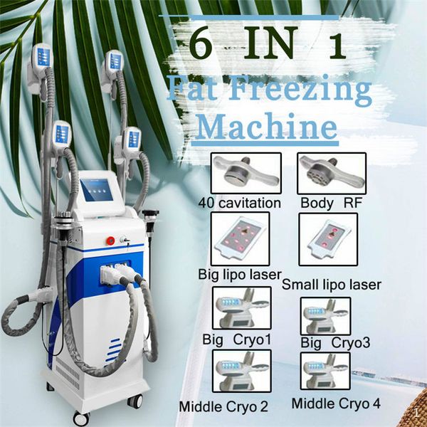 four cryo handles cool body shaping cryo slimming machine cavitation rf lipo laser fat e slimming machine, Black;white
four cryo handles cool body shaping cryo slimming machine cavitation rf lipo laser fat e slimming machine, Black;white