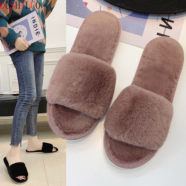 winter house shoes women home slippers warm faux fur ladies soft plush furry female open toe slides fashion shoes, Black
winter house shoes women home slippers warm faux fur ladies soft plush furry female open toe slides fashion shoes, Black