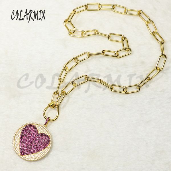 3strands big link charin necklace heart pendants necklace fashion jewelry for women cubic zircon jewelry for women 50365, Silver
3strands big link charin necklace heart pendants necklace fashion jewelry for women cubic zircon jewelry for women 50365, Silver