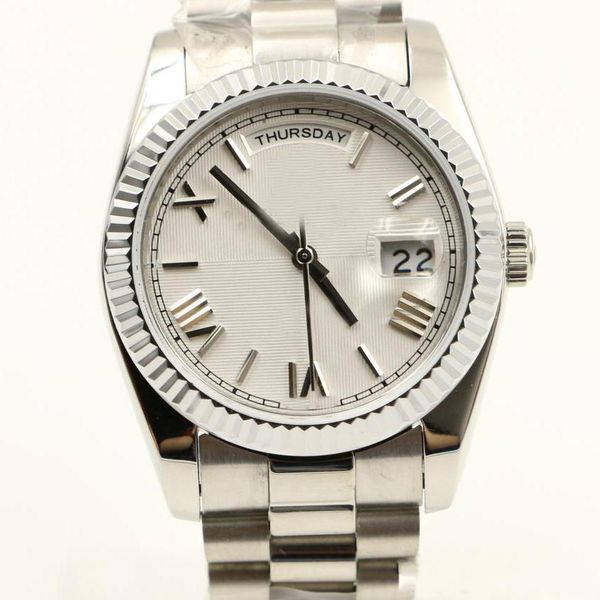 luxury mens watch designer watches 36mm size sapphire glass rome digital stripe dial 316l stainless steel automatic 2813 mens wristwatches, Slivery;brown
luxury mens watch designer watches 36mm size sapphire glass rome digital stripe dial 316l stainless steel automatic 2813 mens wristwatches, Slivery;brown