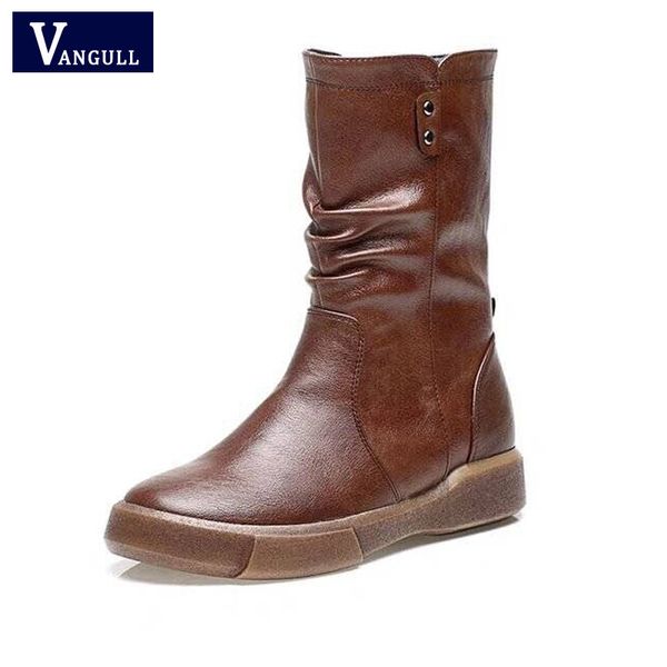 vangull 2019 new short boots women motorcycle booties autumn new winter round head boots woman plus size 35-42 zapatos de mujer, Black
vangull 2019 new short boots women motorcycle booties autumn new winter round head boots woman plus size 35-42 zapatos de mujer, Black