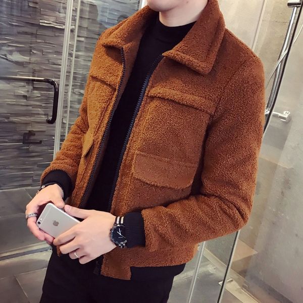 men fashion outwear jackets 173, Black;brown