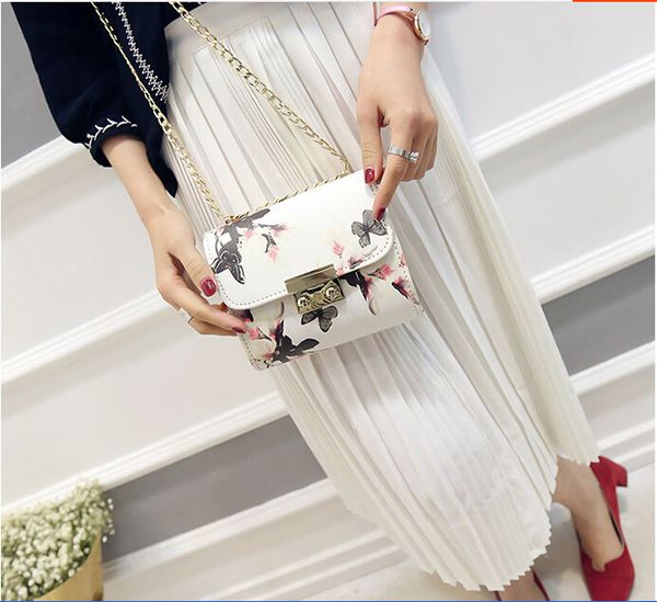 fashion women's spring summer popular handbag vintage mini bag with chain butterfly flower pattern
fashion women's spring summer popular handbag vintage mini bag with chain butterfly flower pattern