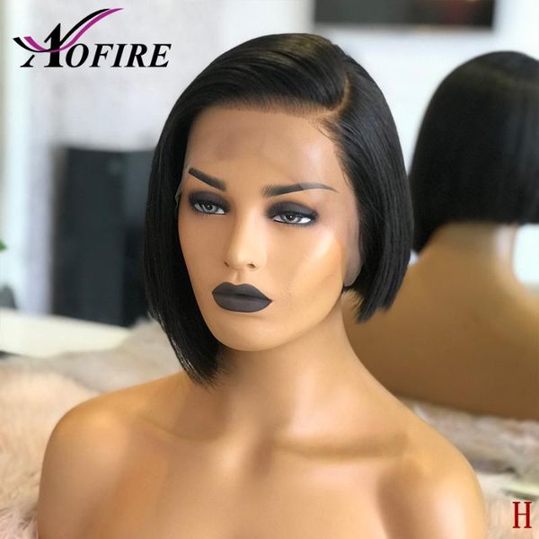 nature black 360 lace frontal human hair wigs for black women brazilian remy hair wig side part lopsided short bob straight 150%, Black;brown
nature black 360 lace frontal human hair wigs for black women brazilian remy hair wig side part lopsided short bob straight 150%, Black;brown