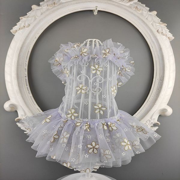 Free shipping handmade dog dress breathable lace tulle embroidery flowers sexy 3 models cat pet vest tutu long dress dog clothes
Free shipping handmade dog dress breathable lace tulle embroidery flowers sexy 3 models cat pet vest tutu long dress dog clothes