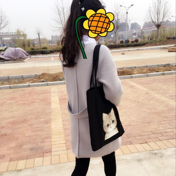 25# women shopping bags fashion canvas printing cute cat shoulder bags large capacity shopping bag crossbody for women
25# women shopping bags fashion canvas printing cute cat shoulder bags large capacity shopping bag crossbody for women