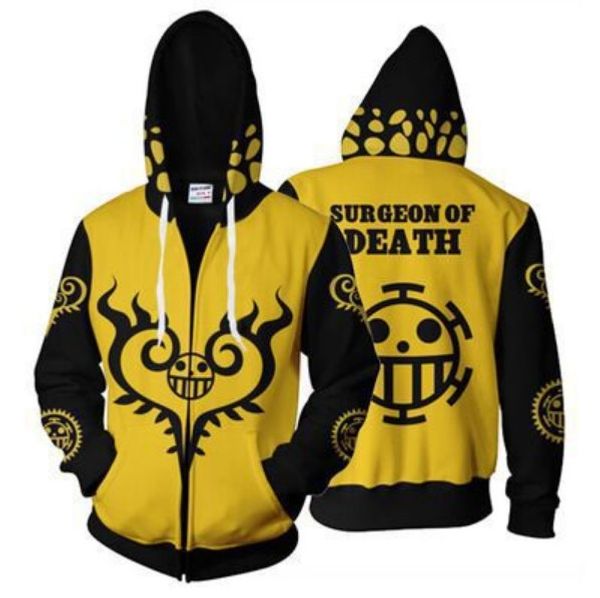 men's hoodies & sweatshirts anime one piece law zipper hoodie hooded 3d print pullover sweatshirt sportswear streetwear cosplay costu, Black
men's hoodies & sweatshirts anime one piece law zipper hoodie hooded 3d print pullover sweatshirt sportswear streetwear cosplay costu, Black