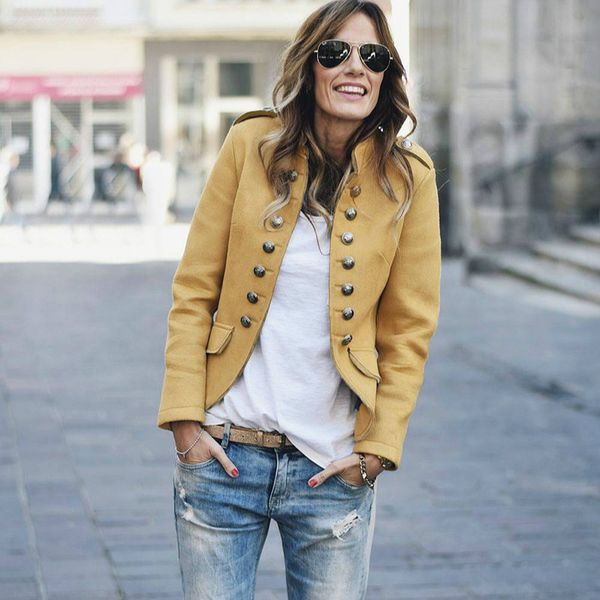 2019 fall vintage women jacket long sleeve coat slim streetwear jacket coat casual solid fashion bomber women, Black;brown
2019 fall vintage women jacket long sleeve coat slim streetwear jacket coat casual solid fashion bomber women, Black;brown