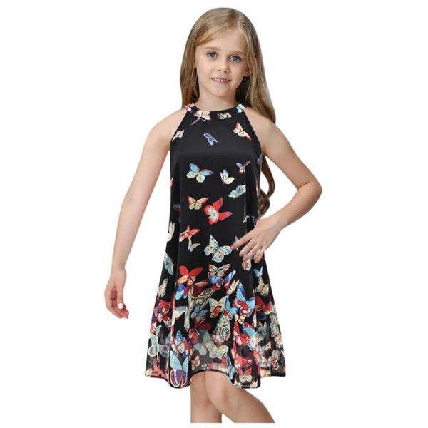 casual summer girl dress butterfly printed sleeveless chiffon mother daughter dresses famaily skirt princess dress 4-7 years, Red;yellow
casual summer girl dress butterfly printed sleeveless chiffon mother daughter dresses famaily skirt princess dress 4-7 years, Red;yellow