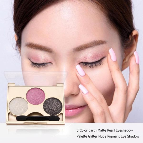 3 color earth matte pearl eyeshadow palette glitter shimmer nude pigment eye shadow eye beauty makeup cosmetics tools
3 color earth matte pearl eyeshadow palette glitter shimmer nude pigment eye shadow eye beauty makeup cosmetics tools