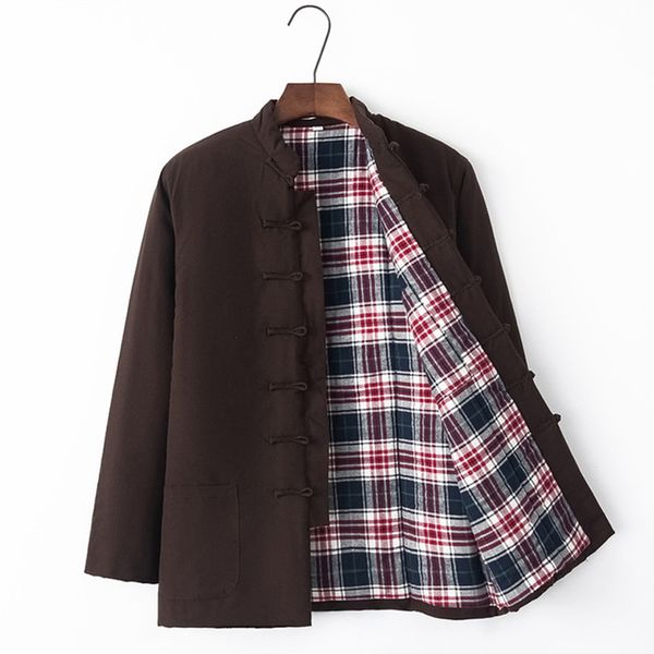 big size 3xl 4xl winter new men coat thick and warm jacket chinese traditional cotton tang male casual clothes, Black;brown
big size 3xl 4xl winter new men coat thick and warm jacket chinese traditional cotton tang male casual clothes, Black;brown