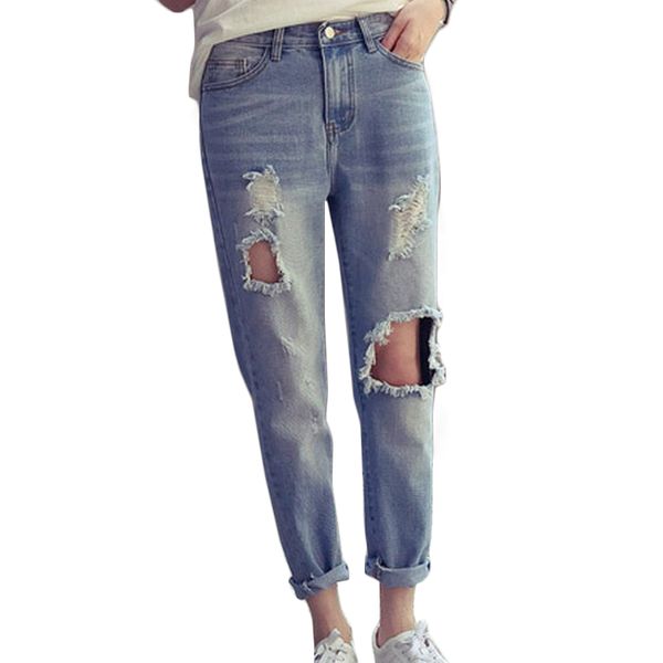 destroyed ripped jeans for women new spring 2020 fashion high waist distressed boyfriend jeans trousers for women femme, Blue
destroyed ripped jeans for women new spring 2020 fashion high waist distressed boyfriend jeans trousers for women femme, Blue