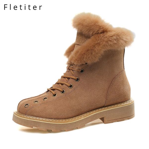 fletiter 2019 womens ankle boots platform snow boots for women faux fur thick plush waterproof slip-resistant warm winter shoes, Black
fletiter 2019 womens ankle boots platform snow boots for women faux fur thick plush waterproof slip-resistant warm winter shoes, Black