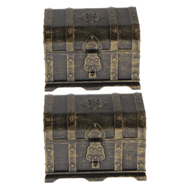 2pcs retro pirate jewerlry treasure chest, plastic empty storage box xmas costume props for kids gifts
2pcs retro pirate jewerlry treasure chest, plastic empty storage box xmas costume props for kids gifts