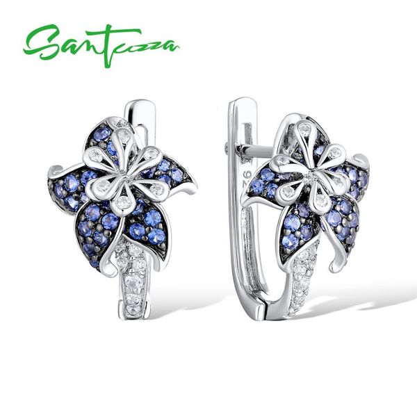 santuzza silver earrings for woman pure 925 sterling silver blue star flower cubic zirconia fashion jewelry cx200623, Golden;silver
santuzza silver earrings for woman pure 925 sterling silver blue star flower cubic zirconia fashion jewelry cx200623, Golden;silver