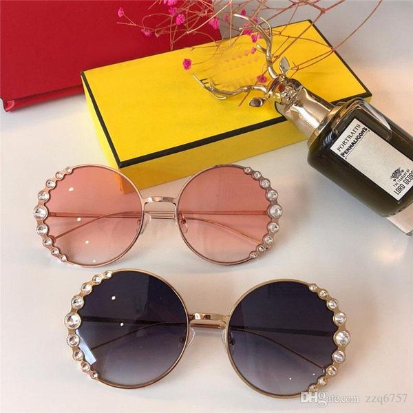 new fashion women brand designer diamond sunglasses 0324 round frame sunglasses fashion show design summer style with original case, White;black
new fashion women brand designer diamond sunglasses 0324 round frame sunglasses fashion show design summer style with original case, White;black