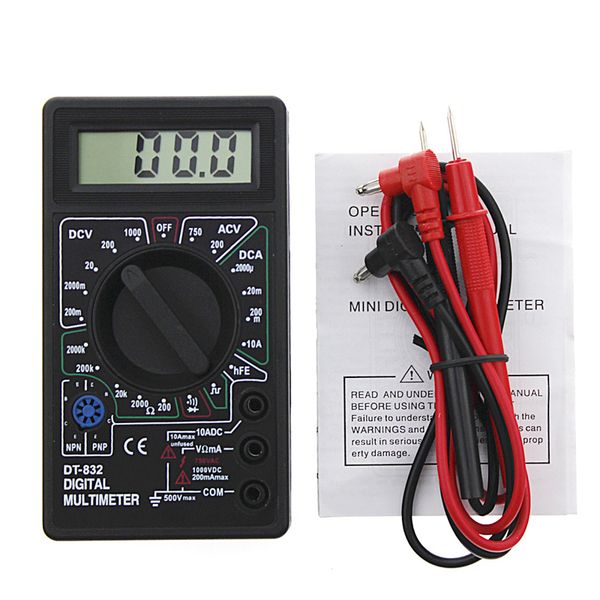 ootdty dt832 digital multimeter lcd dc ac voltmeter ammeter ohm tester
ootdty dt832 digital multimeter lcd dc ac voltmeter ammeter ohm tester