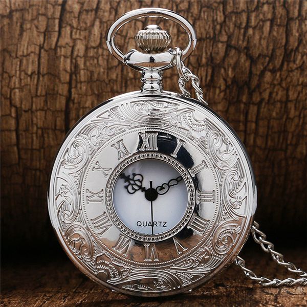 retro silver hollow out case pocket watch mens womens quartz analog display clock roman number necklace chain gift, Slivery;golden
retro silver hollow out case pocket watch mens womens quartz analog display clock roman number necklace chain gift, Slivery;golden