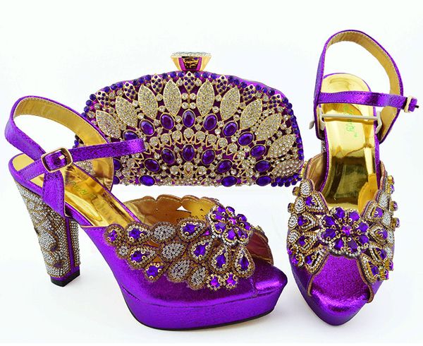 sb8363- purple elegant italian shoes and bag for african aso ebi party rhinestones shoes matching bag set sandal clutches, Black;white
sb8363- purple elegant italian shoes and bag for african aso ebi party rhinestones shoes matching bag set sandal clutches, Black;white