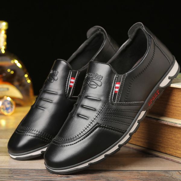 men's dress shoes gentleman comfortable fashion british style leather shoes fashion soft sweat absorbant round toe business, Black
men's dress shoes gentleman comfortable fashion british style leather shoes fashion soft sweat absorbant round toe business, Black